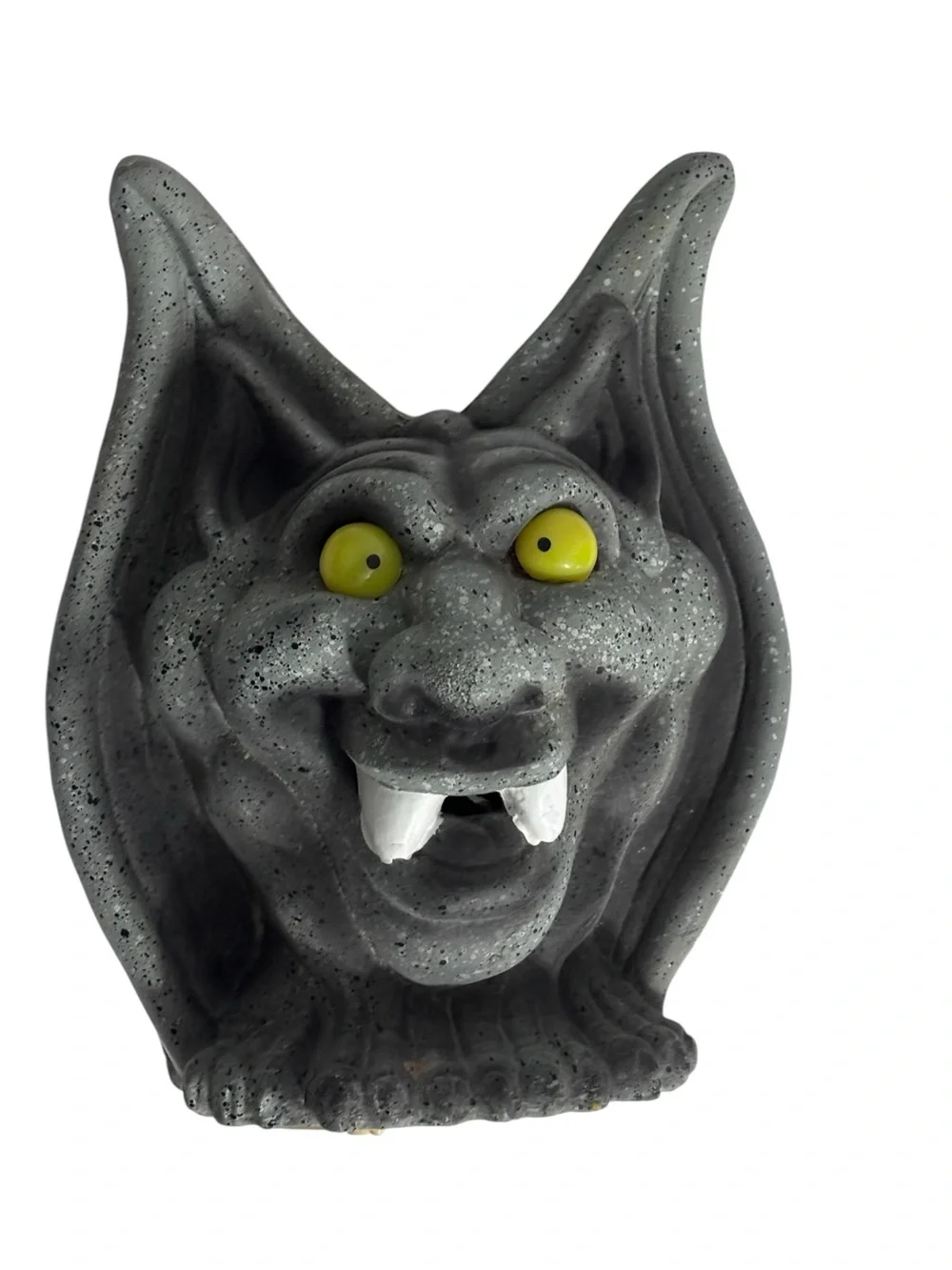 Vintage 1993 Trendmasters Faux Stone Gargoyle Light Up Halloween Decorations